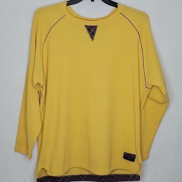 Vintage Raider Competition Thermal w/ Plaid Trim Size 48 - Picture 1 of 12